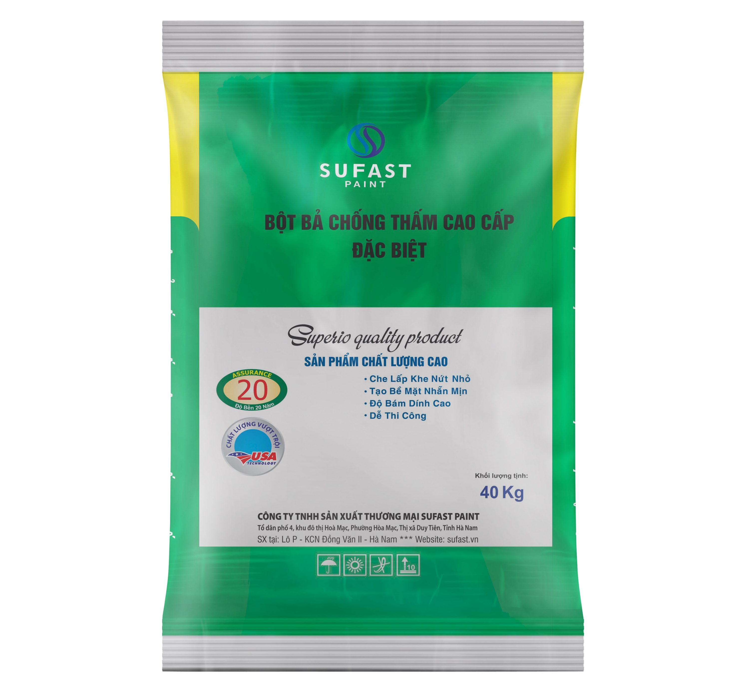 Bột bả chống thấm cao cấp đặc biệt