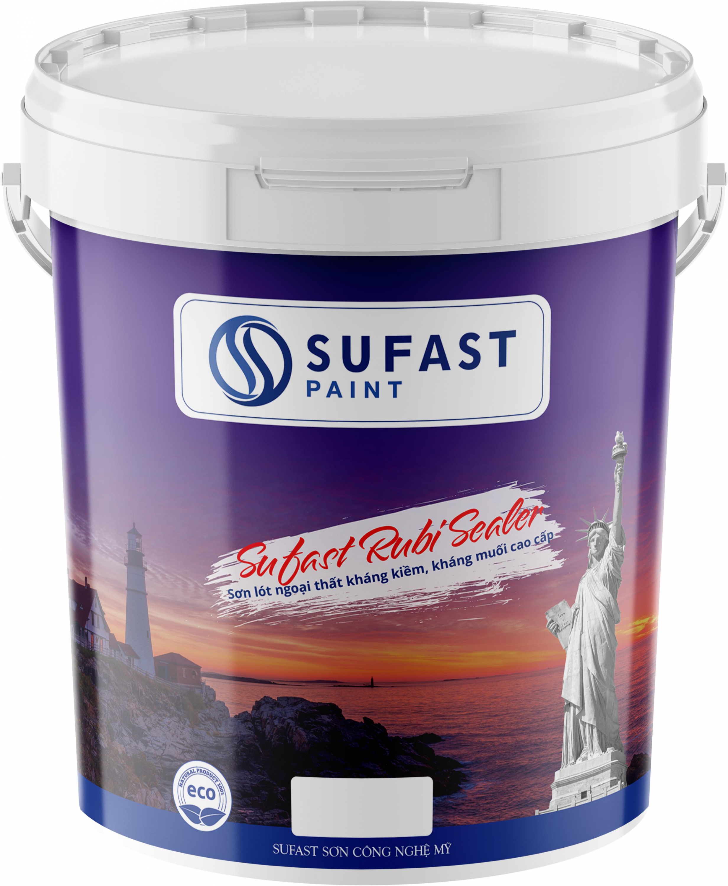 Sufast Rubi Sealer - Sơn lót ngoại thất kháng kiềm, kháng muối cao cấp