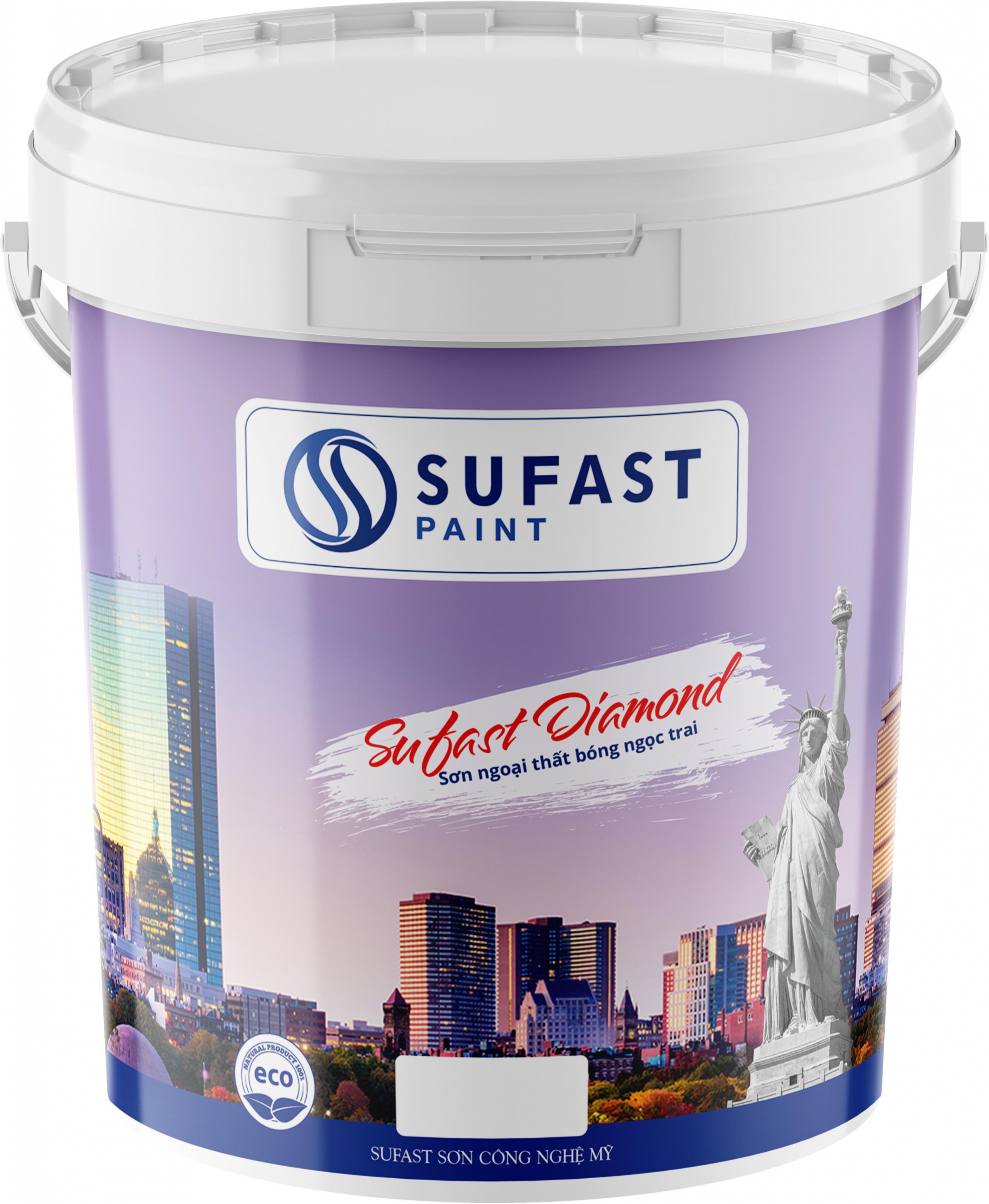 Sufast Diamonnd - Sơn ngoại thất bóng ngọc trai