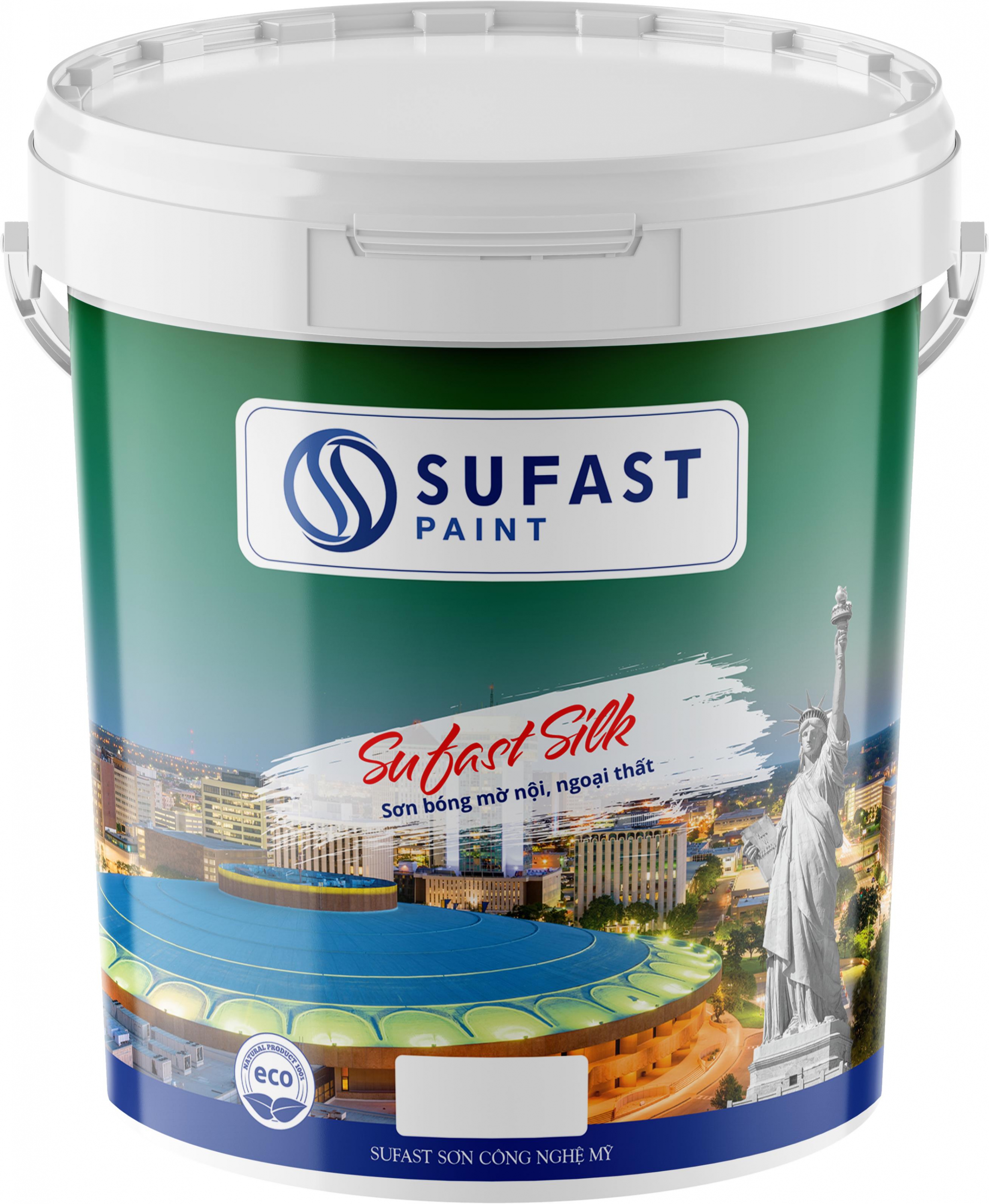 Sufast Silk - Sơn bóng mờ nội, ngoại thất