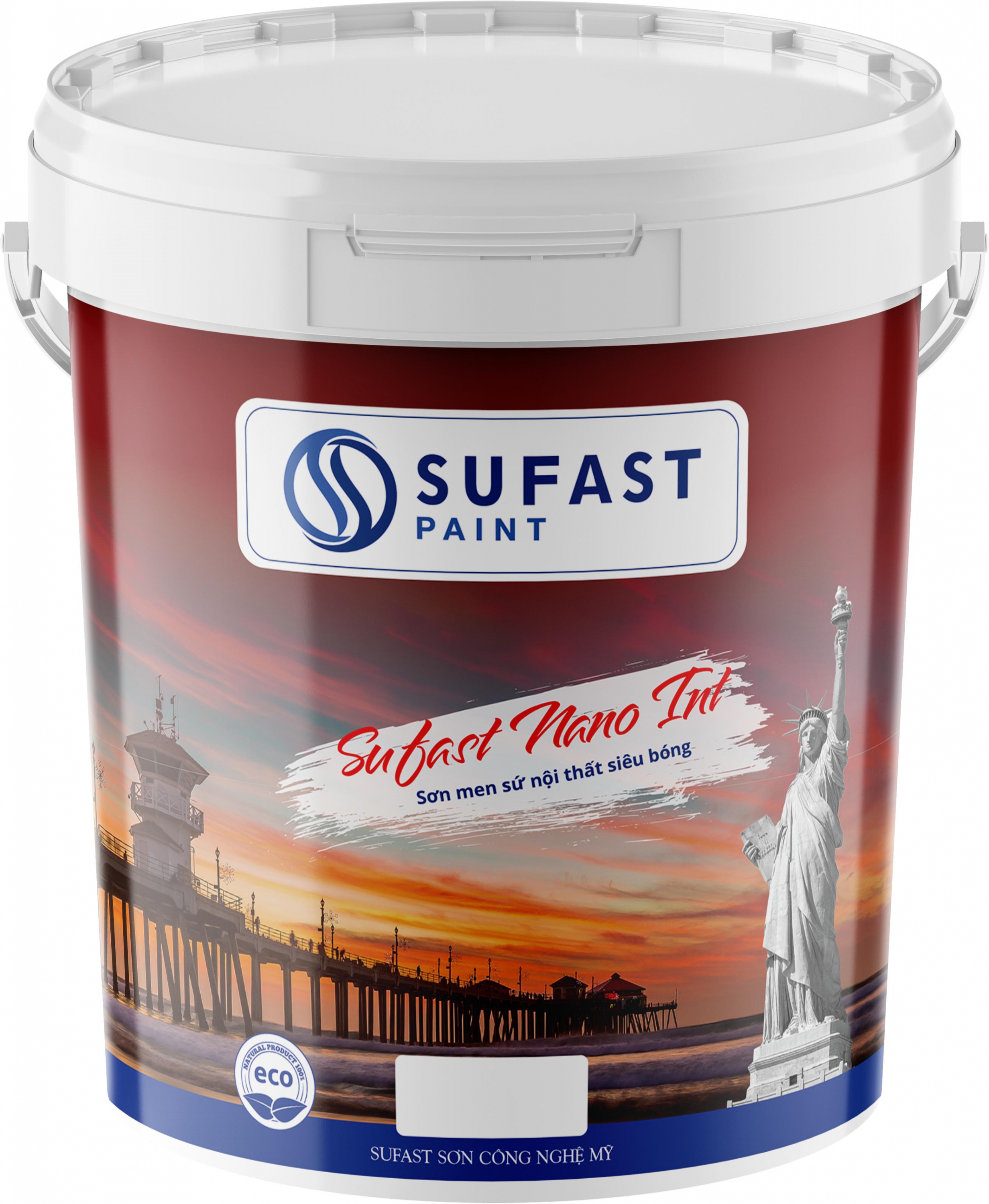 Sufast Nano Int - Sơn men sứ nội thất siêu bóng