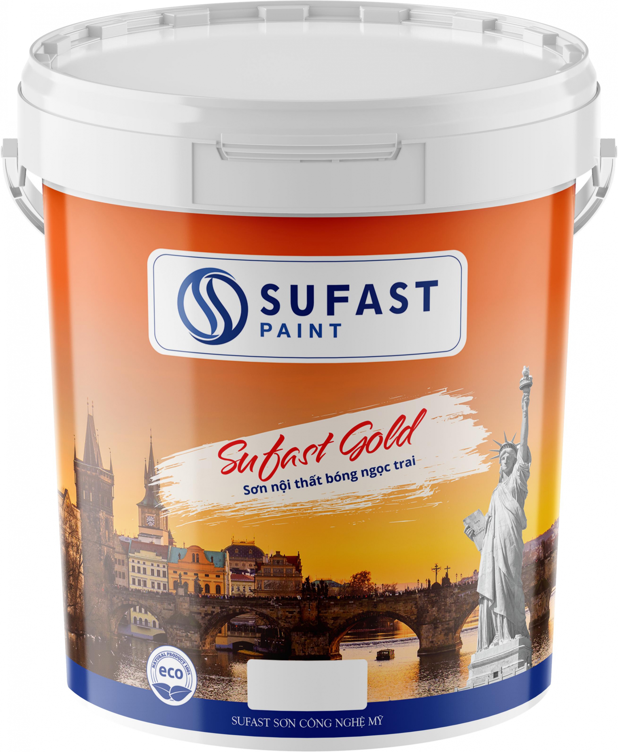 Sufast Gold - Sơn nội thất bóng ngọc trai