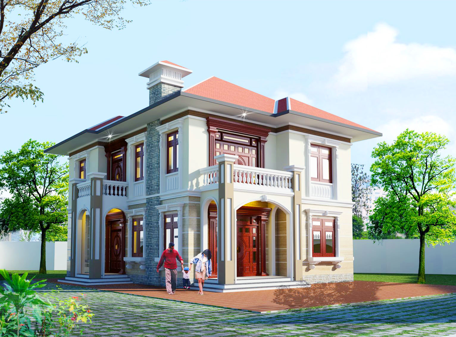 Kinh nghiệm lựa chọn màu sơn ngoại thất tăng tài lộc